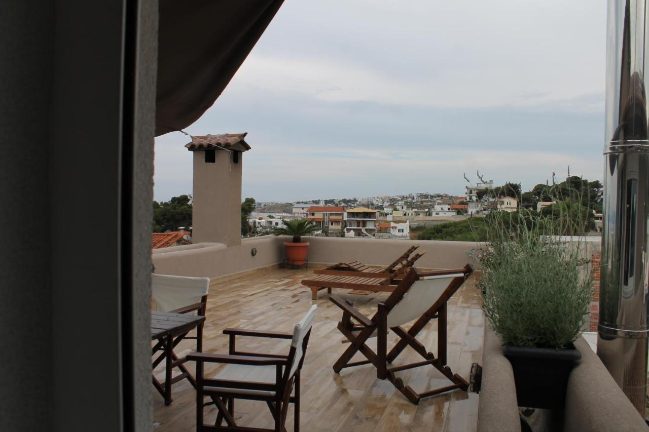 Sea View Apartment 15 Min From Athens Airport เนอามากรี ภายนอก รูปภาพ