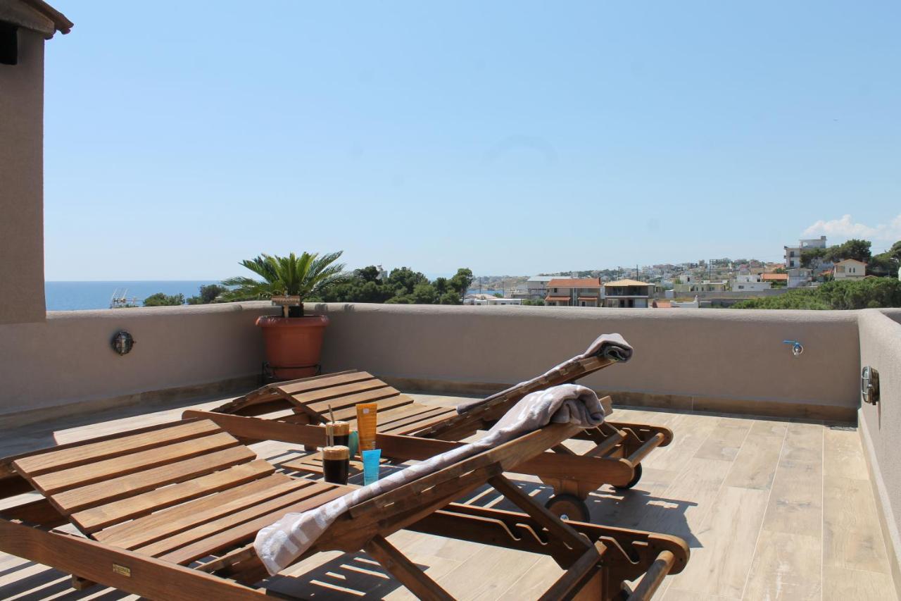 Sea View Apartment 15 Min From Athens Airport เนอามากรี ภายนอก รูปภาพ