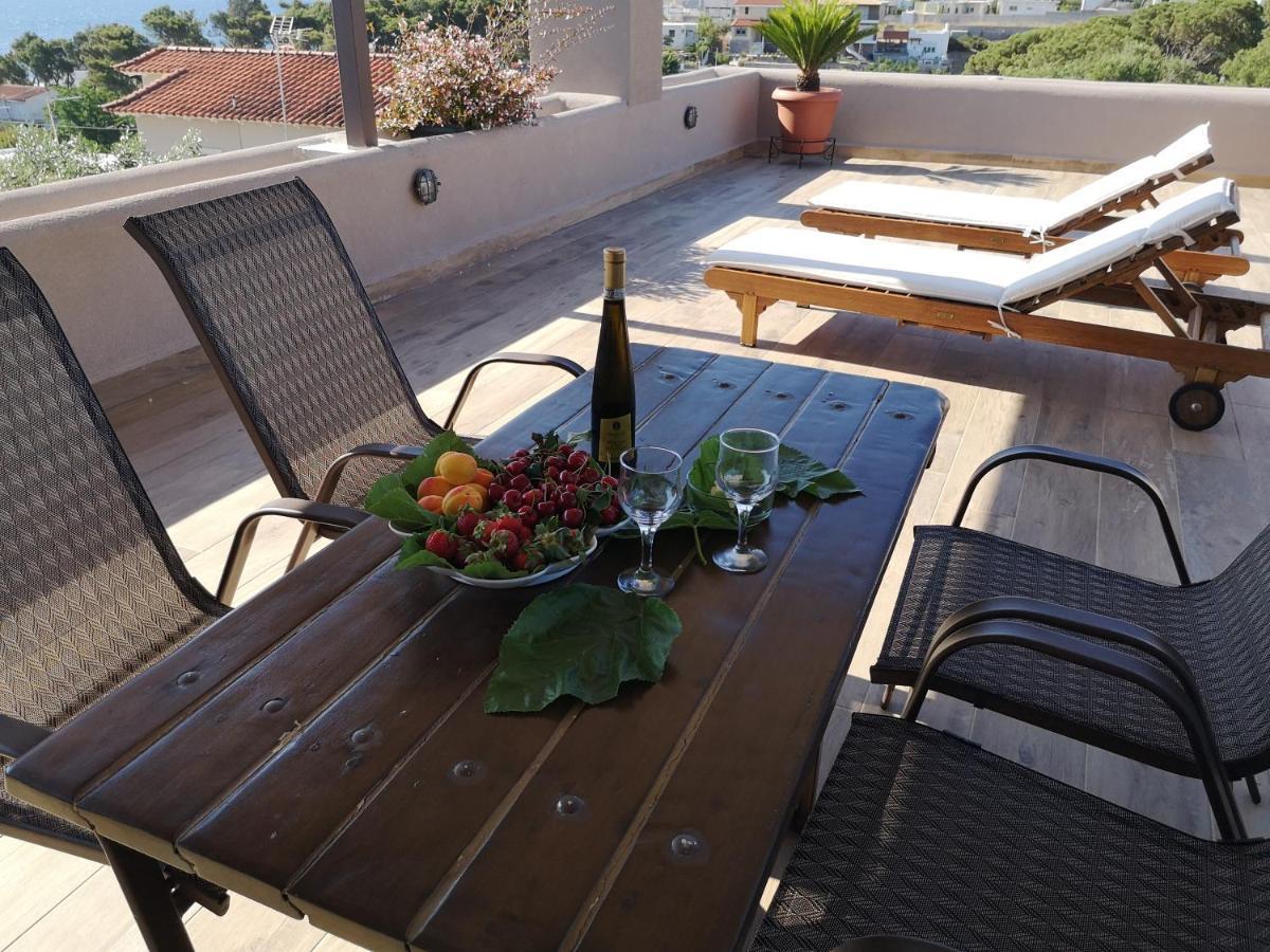 Sea View Apartment 15 Min From Athens Airport เนอามากรี ภายนอก รูปภาพ