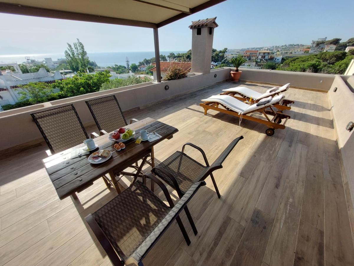 Sea View Apartment 15 Min From Athens Airport เนอามากรี ภายนอก รูปภาพ